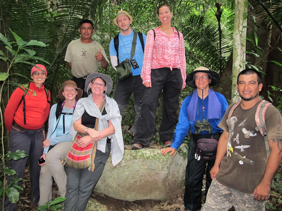 Teachers Institute during a hike.