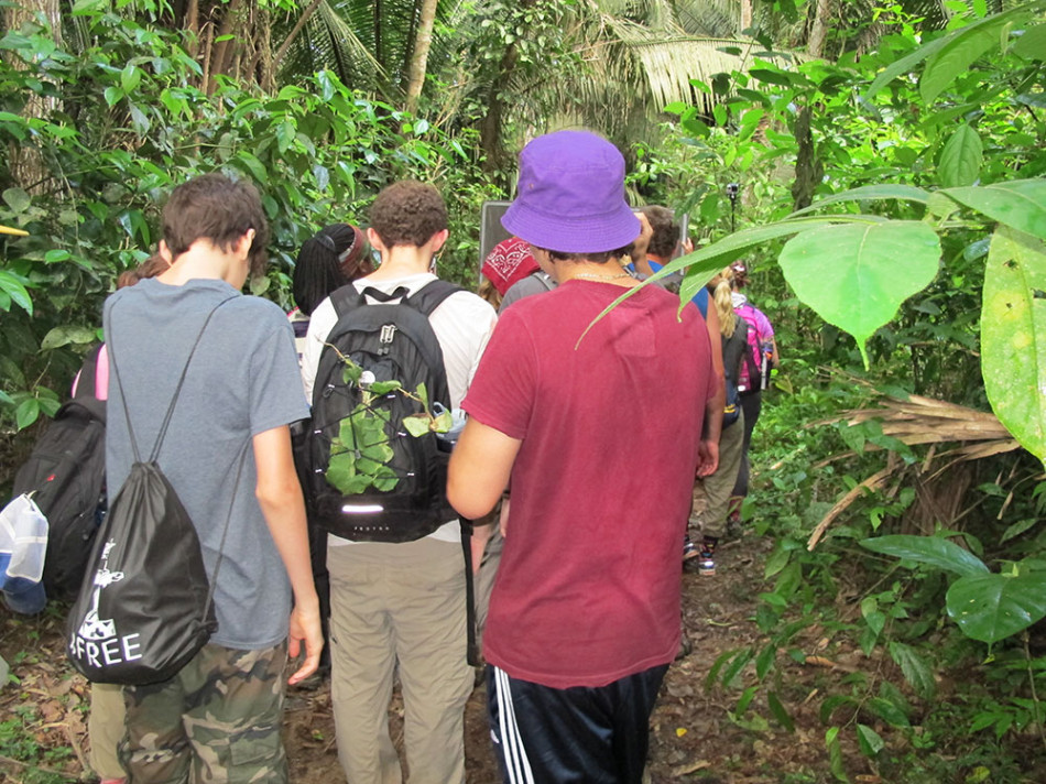 Western Michigan participated in a day-long hike.