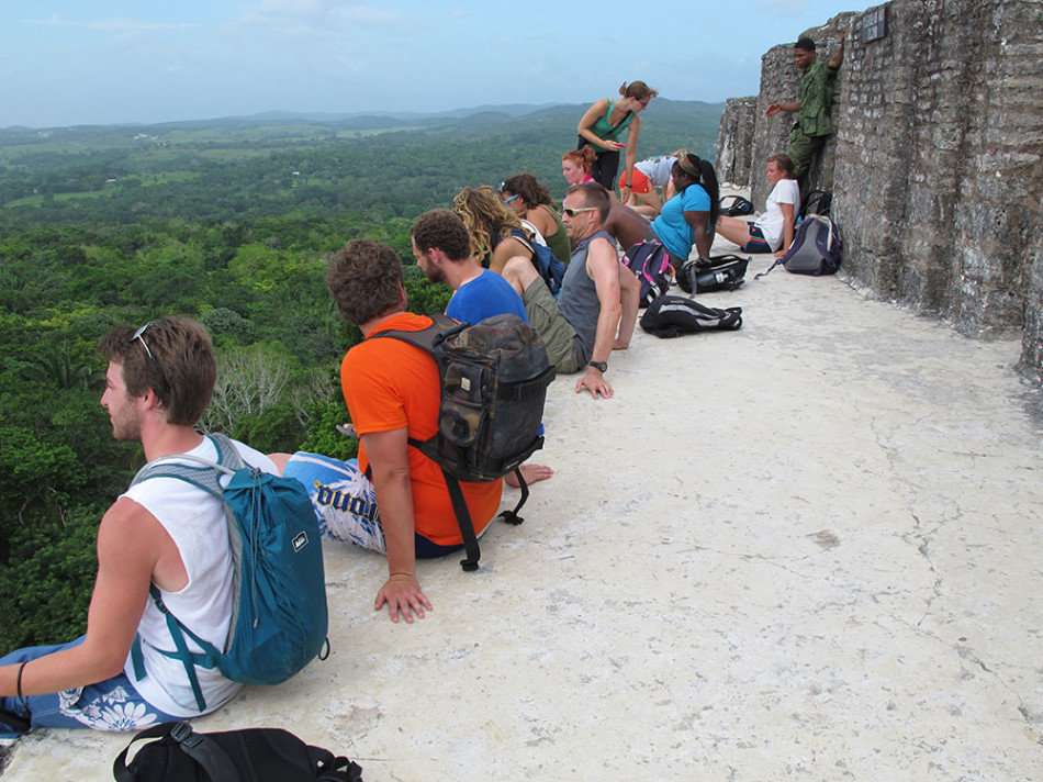 Western Michigan visit Xunatunich.