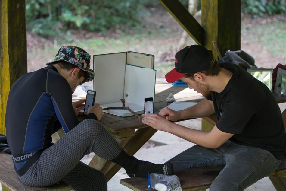 UMass students work on independent projects - pic by Sean Werle