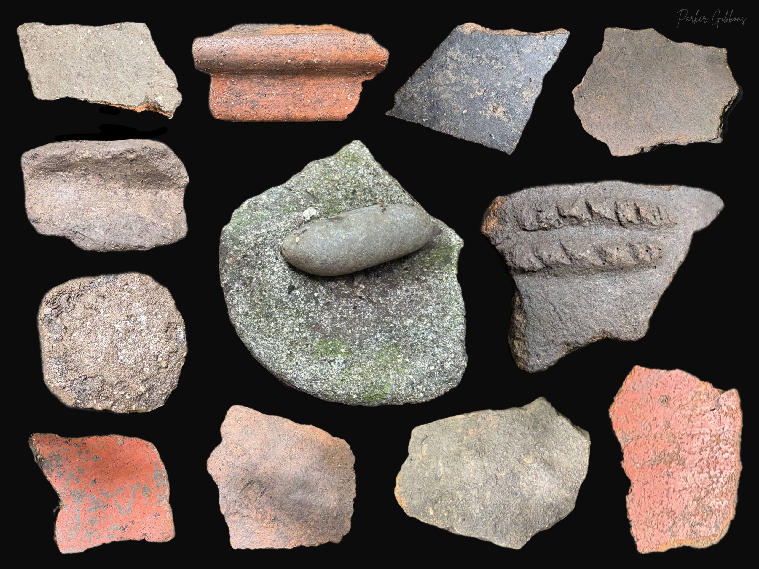 Mayan pottery maya pottery shards