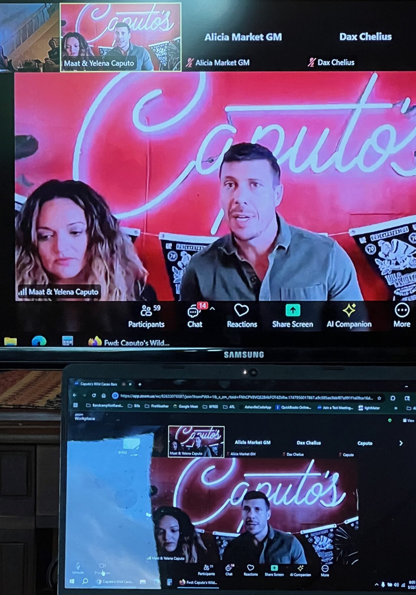 IMG_7686 Matt and Yelena Caputo hosted the live event on May 22